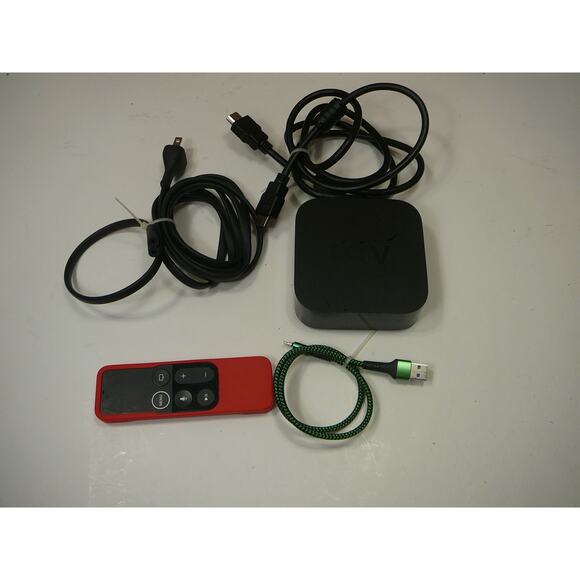 Apple TV 32 GB A1842 4K w/Remote/Cord Tested Working - Picture 1 of 6
